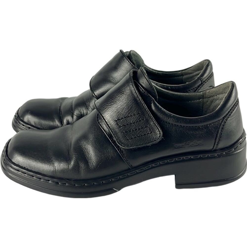Josef Seibel Black‎ Leather Comfort Loafers Women’s Size 8 - Picture 4 of 9